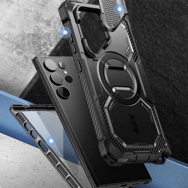 Kalaf Supcase Iblsn Armorbox Magsafe Samsung S24 Ultra Cheren 4