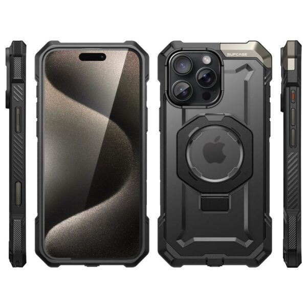 Kalaf Supcase Ub Grip Magsafe Apple Iphone 16 Pro Cheren 3