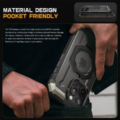 Kalaf Supcase Ub Grip Magsafe Apple Iphone 16 Pro Cheren 9