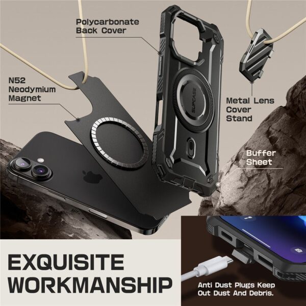 Kalaf Supcase Ub Xt Magsafe Apple Iphone 16 Pro Max Cheren 5