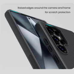 NILLKIN Калъф за Samsung S25 Ultra, Super Frosted Shield Pro, черен