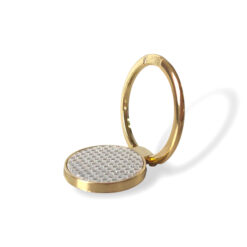 popsocket prasten holder metal ring shine grid zlatist s byalo 1.jpg
