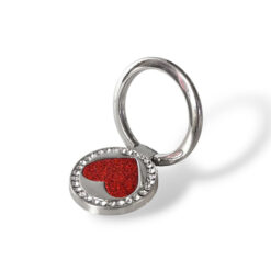 popsocket prasten holder metal ring shine heart srebrist s cherveno sartse 1.jpg