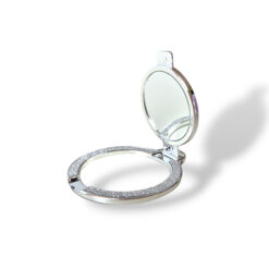 popsocket prasten holder ring mirror diamonds srebrist 2.jpg