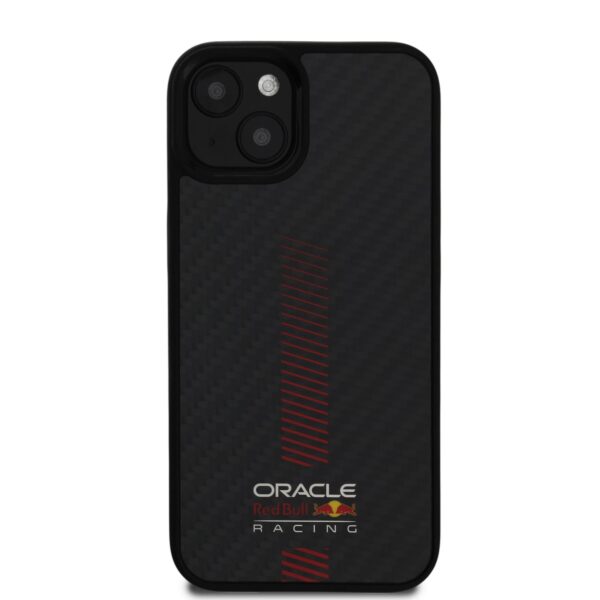 Red Bull Калъф за iPhone 13, Carbon Powerbar MagSafe, черен – RBHMP13M24CFGSMK