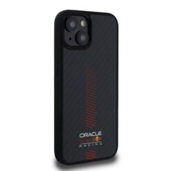 Red Bull Калъф за iPhone 13, Carbon Powerbar MagSafe, черен – RBHMP13M24CFGSMK