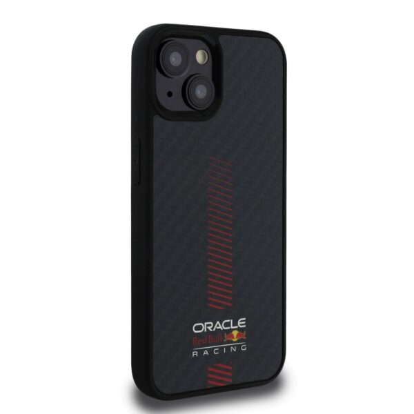 Red Bull Калъф за iPhone 13, Carbon Powerbar MagSafe, черен – RBHMP13M24CFGSMK
