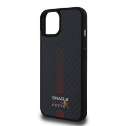Red Bull Калъф за iPhone 13, Carbon Powerbar MagSafe, черен – RBHMP13M24CFGSMK