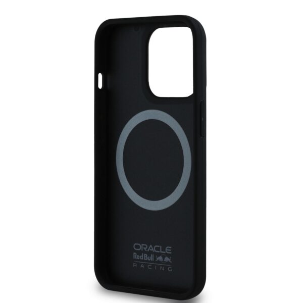 Red Bull Калъф Apple iPhone 13 Pro, Carbon Powerbar MagSafe, черен – RBHMP13L24CFGSMK