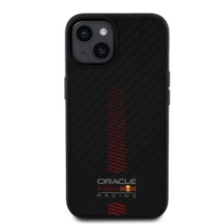 Red Bull Калъф за iPhone 14, Carbon Powerbar MagSafe, черен – RBHMP14S24CFGSMK