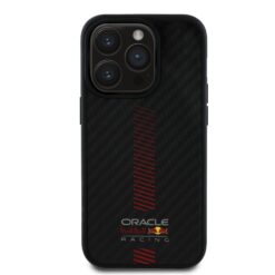 Red Bull Калъф за iPhone 14 Pro, Carbon Powerbar MagSafe