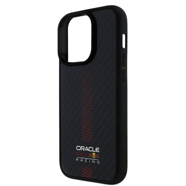 Red Bull Калъф за iPhone 14 Pro, Carbon Powerbar MagSafe