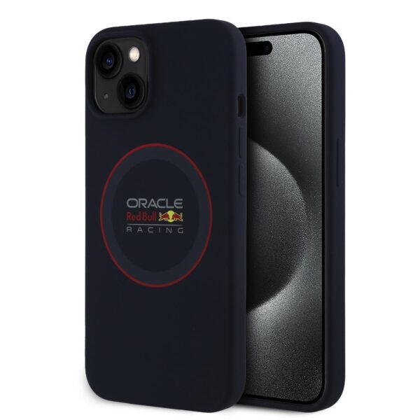Red Bull калъф за iPhone 15 - RBHMP15S24SIILVR