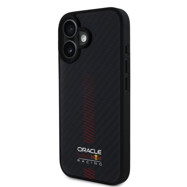 Red Bull Калъф за iPhone 16 Plus, Carbon Powerbar MagSafe