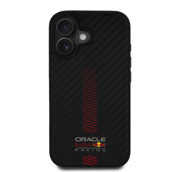 Red Bull Калъф за iPhone 16 Plus, Carbon Powerbar MagSafe