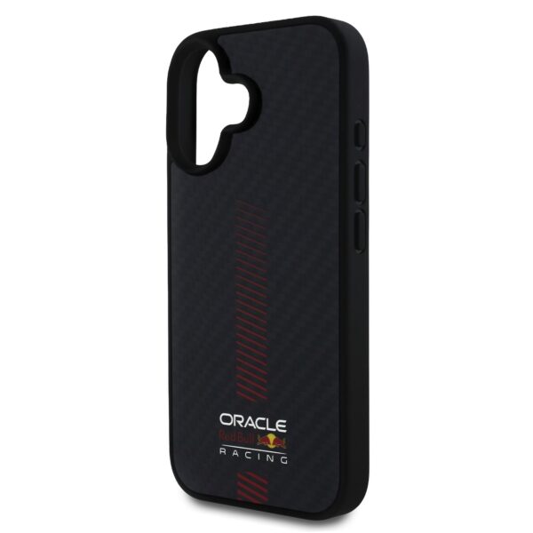 Red Bull Калъф за iPhone 16 Plus, Carbon Powerbar MagSafe