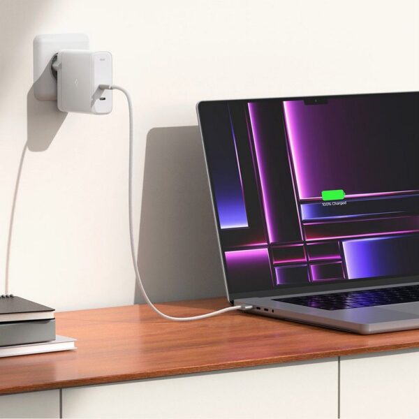 Spigen 220v 140w 2xusb C Arcstation Pro Gan 1402 Byal 5