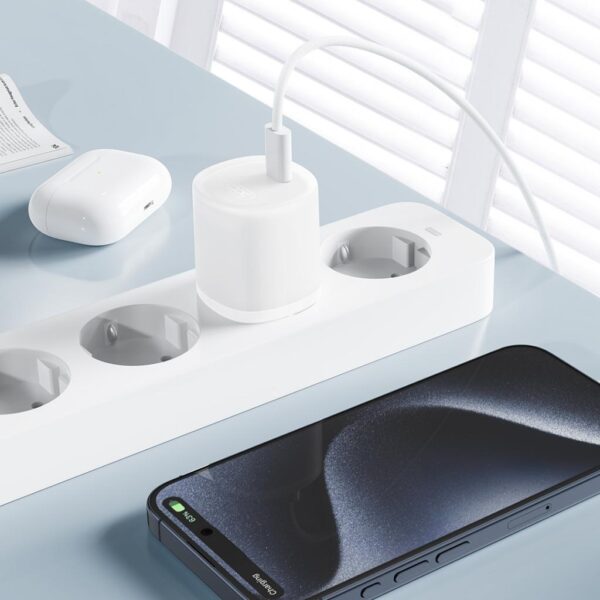 Зарядно устройство - 220V 30W, USB-C + кабел Type-C - XO - Image 4