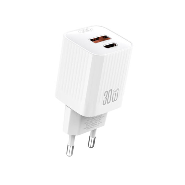 Зарядно устройство 30W USB-C + USB-A - XO