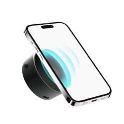 Холдер с вакуум, Suction cup Magnetic 360 Rotating /черен/
