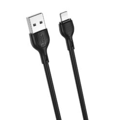 USB Кабел Lightning за зареждане/данни, 1м, 2A /черен/