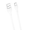 Кабел USB-A – Type-C, 1м, 2A, NB200 /бял/