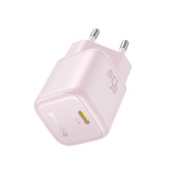 BASEUS зарядно узтройство PicoGo GaN 220V 45W, USB-C, /розов/ – P10176800413-00