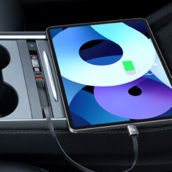 BASEUS T-Space Хъб за вграждане за автомобили TESLA, 2xUSB-A, 2xUSB-C +  2 кабелa C и C, 45W