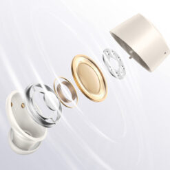 Безжични слушалки BASEUS HF TWS, Bowie E18 /бели/