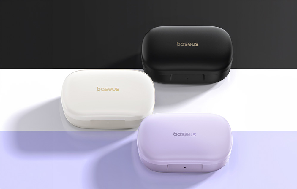 Безжични слушалки BASEUS HF TWS, Bowie E18 /бели/