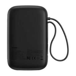 Външна батерия BASEUS Qpow 2 Power Bank 20000 mAh, 30W + вградени кабели 2C, /черен/ – P10055009113-00