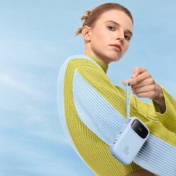 Външна батерия BASEUS Qpow 2 Power Bank 20000 mAh, 30W + вградени кабели 2C, /син/ – P10055009313-00