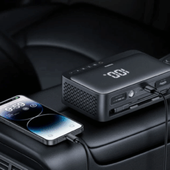 BASEUS Компресор + фенер Power Bank/Car Jump Starter Energy 4in1 6000 mAh, 600A + Компресор + фенер /черен/  – C00245902111-00