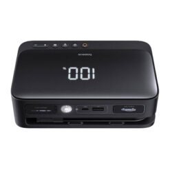 BASEUS Компресор + фенер Power Bank/Car Jump Starter Energy 4in1 6000 mAh, 600A + Компресор + фенер /черен/  – C00245902111-00