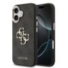 COPY GUESS Калъф за iPhone 17, PU Leather 4G Gold Frame, кафяв – GUHCP17S4GMGCGR