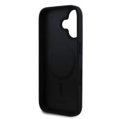 DKNY Калъф Apple iPhone 16, PU Leather Crosswalk Pattern Magsafe, слонова кост –