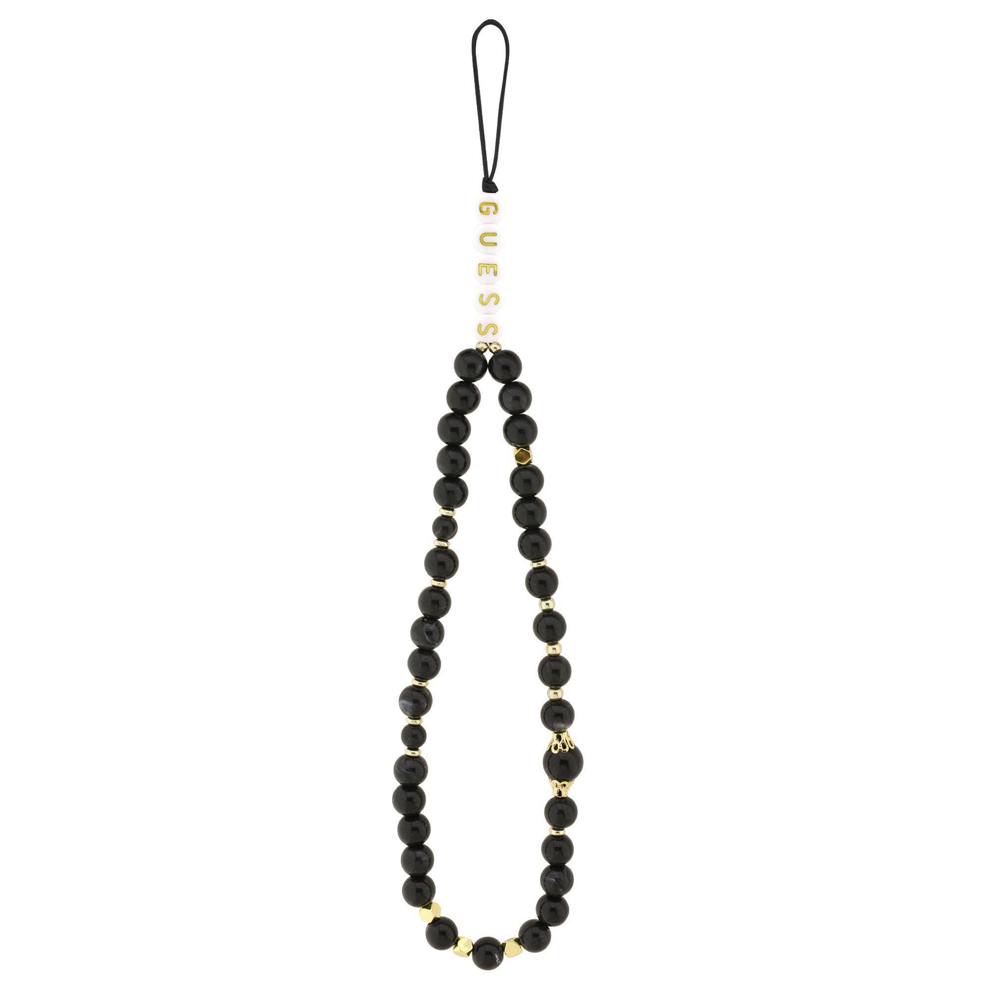 GUESS Калъф за iPhone 15, 4G Metal Logo + Wrist Strap