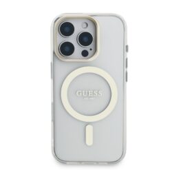GUESS Калъф за iPhone 16 Pro Max, PC/TPU Electroplated Stand Camera Frame MagSafe + 3 Backgrounds – GUBPSBHMP16XF4P05