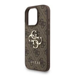 GUESS Калъф за iPhone 16 Pro Max, 4G Metal Logo + Wrist Strap
