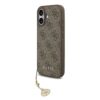 GUESS Калъф за iPhone 17, 4G Charm Tone on Tone, кафяв – GUHMP17SGF4GCW