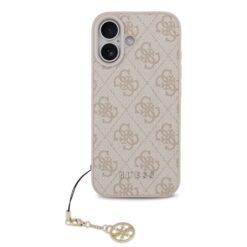 GUESS Калъф Apple iPhone 17, 4G Charm Tone on Tone, розов – GUHMP17SGF4GCP