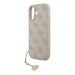 GUESS Калъф Apple iPhone 17, 4G Charm Tone on Tone, розов – GUHMP17SGF4GCP