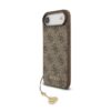 GUESS Калъф за iPhone 17 Air, 4G Charm Tone on Tone, кафяв