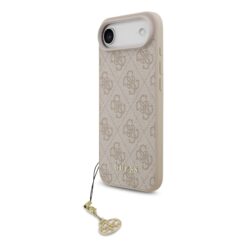 GUESS Калъф за iPhone 17 Air, 4G Charm Tone on Tone, розов