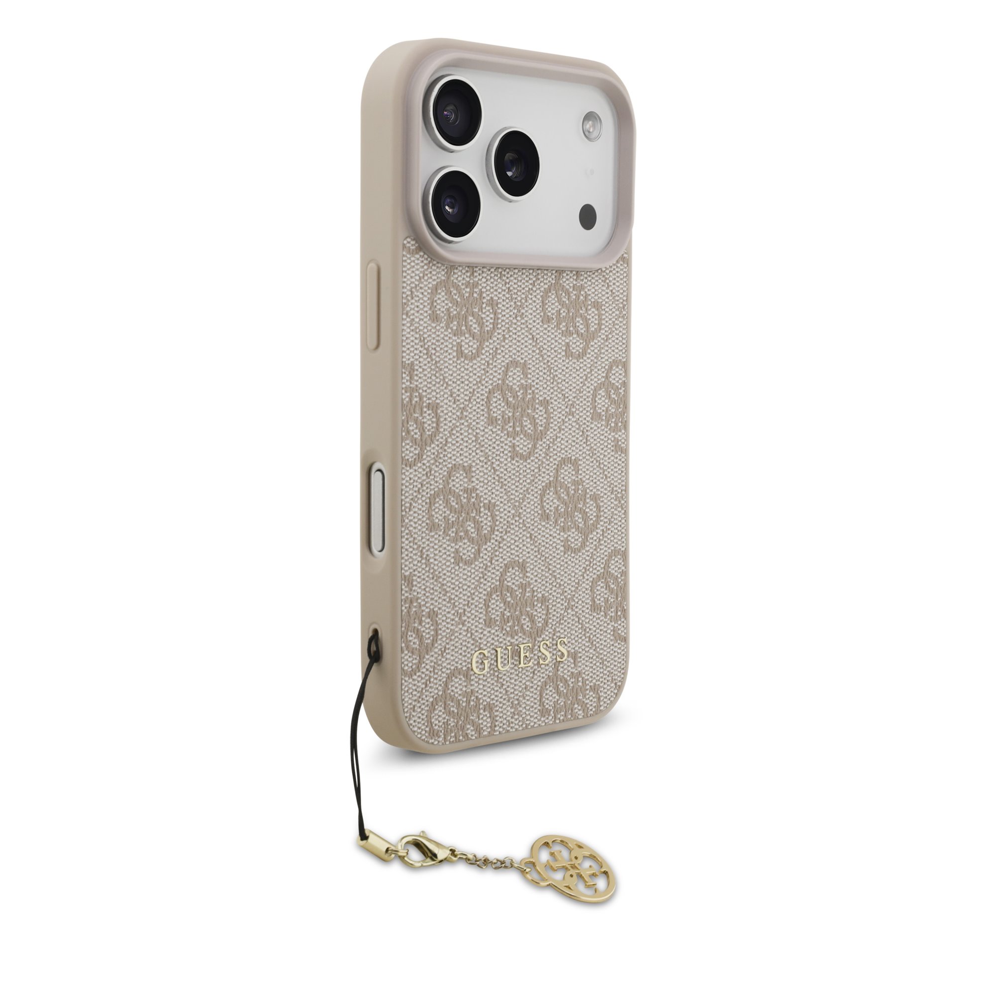GUESS Калъф за iPhone 17 Pro, 4G Charm Tone on Tone, розов – GUHMP17LGF4GCP