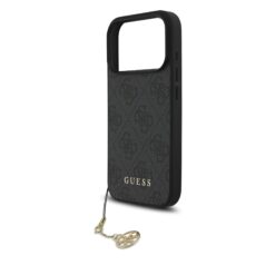 GUESS Калъф Apple iPhone 17 Pro, 4G Charm Tone on Tone, сив – GUHMP17LGF4GCK