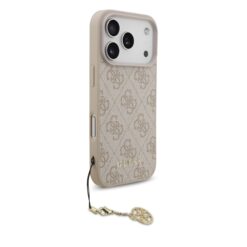 GUESS Калъф за iPhone 17 Pro Max, 4G Charm Tone on Tone, розов – GUHMP17XGF4GCP