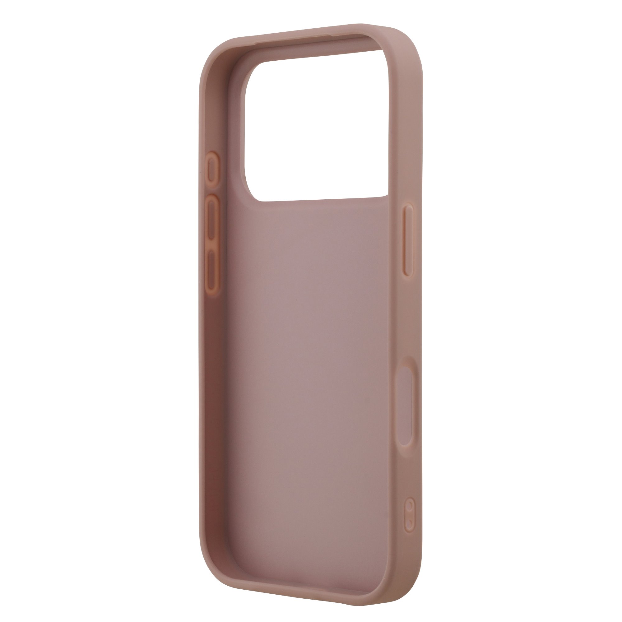 GUESS Калъф Apple iPhone 17 Pro, PU Fixed Glitter 4G Metal Logo, розов – GUHCP17LHG4SGP