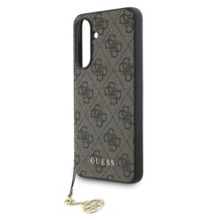 GUESS Калъф за Samsung A56 5G, 4G Charms, кафяв