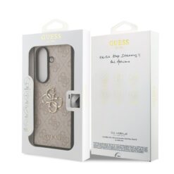 GUESS Калъф за Samsung Z Fold 7, PU 4G Metal Logo, розов
